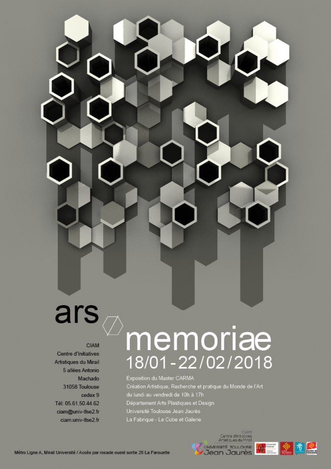 Affiche Flyer Ars Memoriae Carma