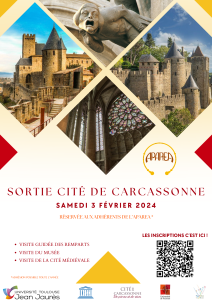 Lire la suite à propos de l’article Sortie à la cité de Carcassonne – 3 février 2024