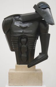 Torso in Metal from “The Rock Drill” par Jacob Epstein Sculpture 1913-1914, découpée en 1917 Matériau: Bronze Dimensions : 705 x 584 x 445 mm Collection:Tate Reference T00340