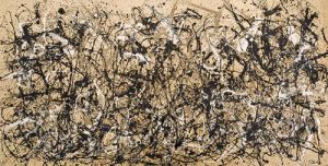 Pollock, Autumn Rythm (Number 30), 1950, 266.7 x 525.8 cm, peinture-émail sur toile, Metropolitan Museum of Art, New York
