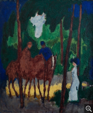 Kees van Dongen, Les cavaliers au Bois de Boulogne, ca