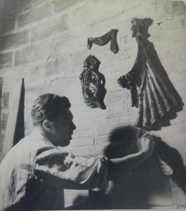 Jean Teulières, production du "Chemin de Croix", destiné à orner l'églis Trinité à Toulouse, vers 1950