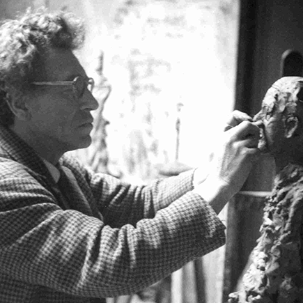 Alberto Giacometti par sa femme Annette