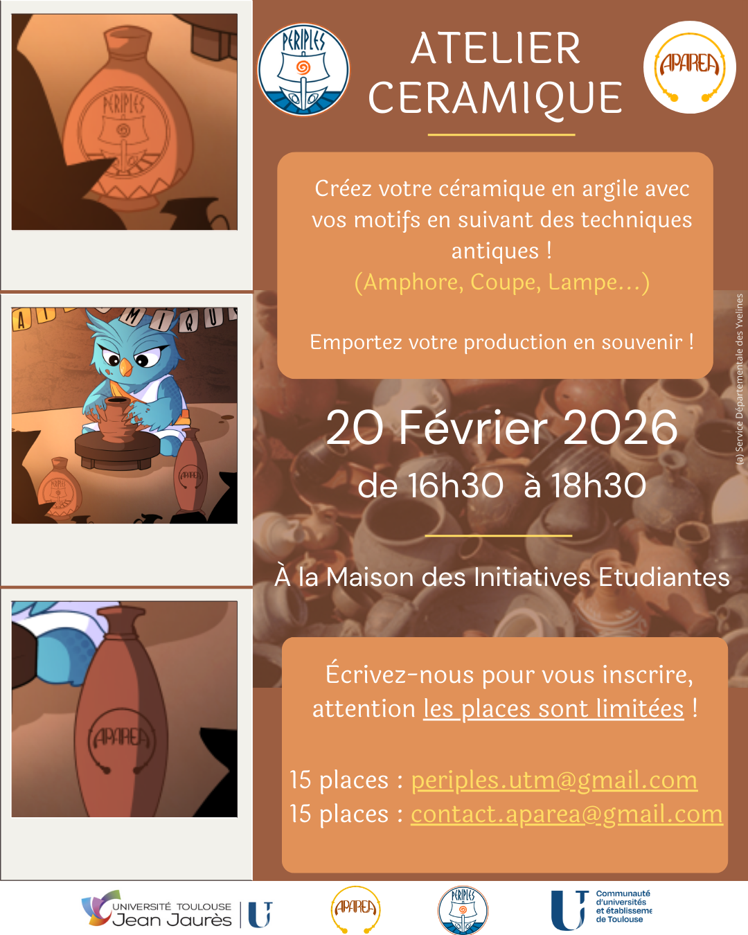 Ateliers céramiques