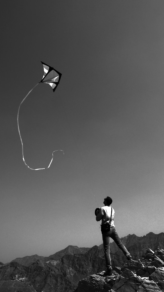 Prise de vue par cerf-volant - Thomas Sagory (Photographie Cariine Calastrenc)